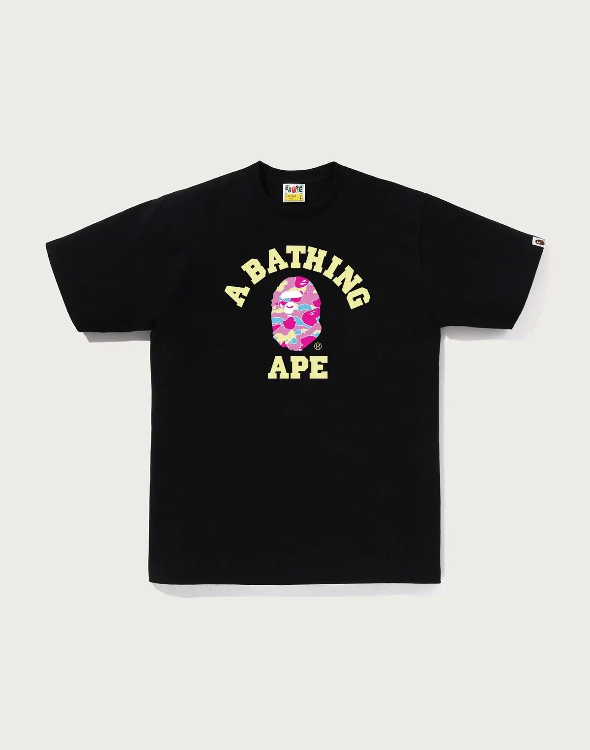 Men's Cotton Jersey Graphic T-Shirt - Black Multi