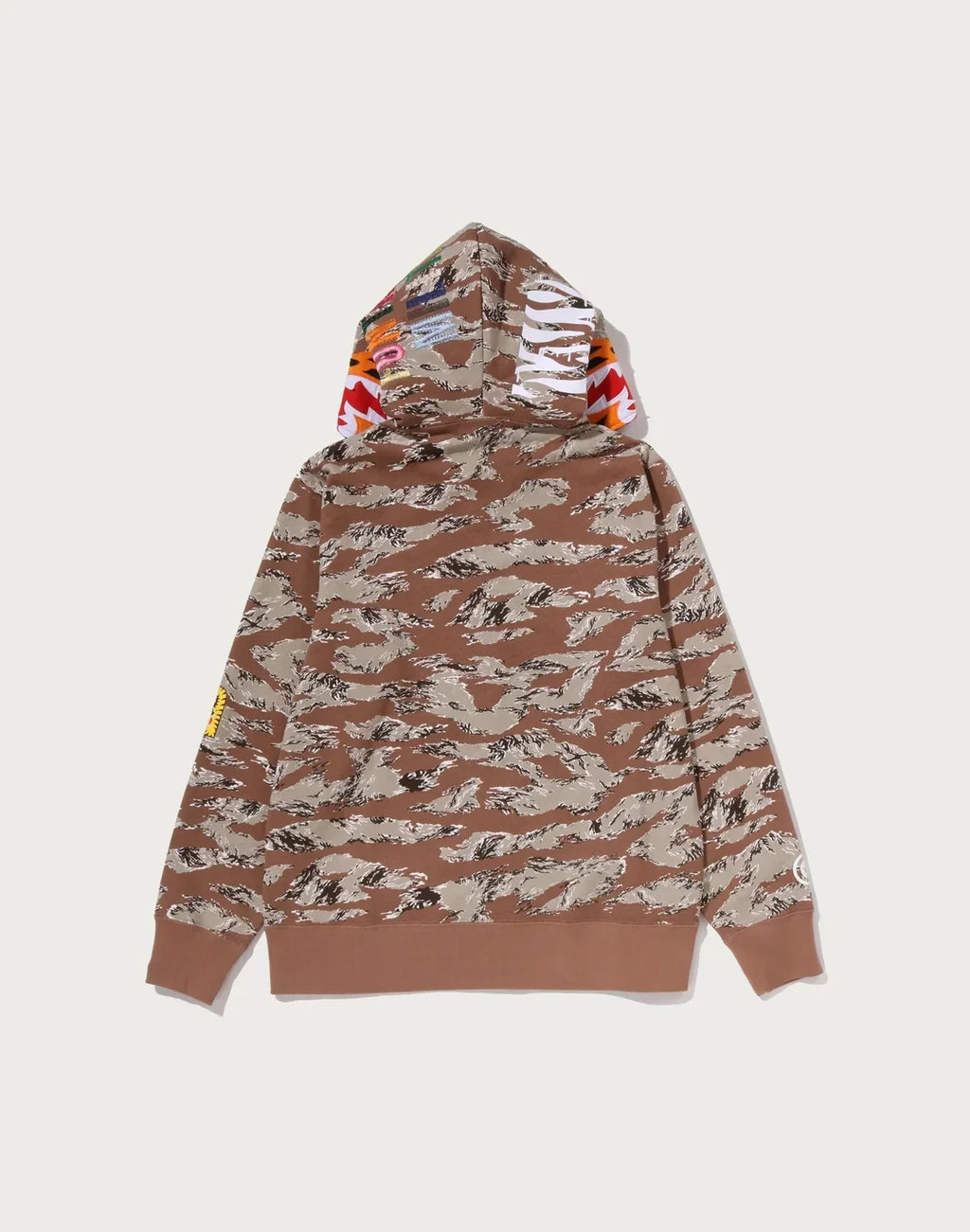 Men's Tiger Graphic Zip Hoodie - Green