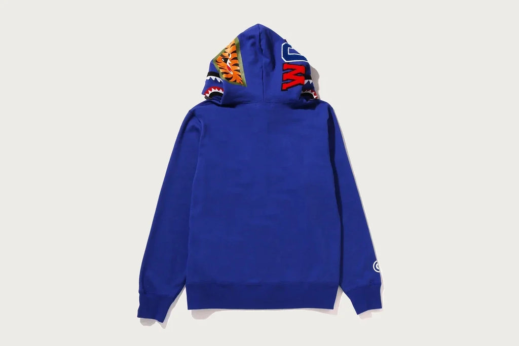 Full-Zip Graphic Hoodie - Black
