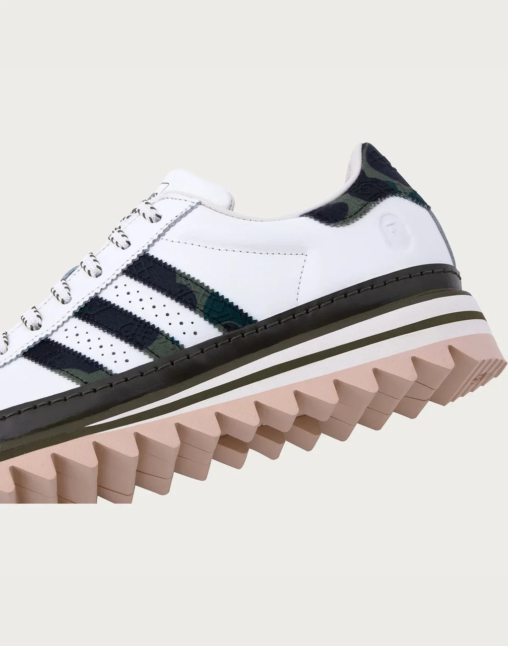 Men's Leather Low Top Sneakers - White