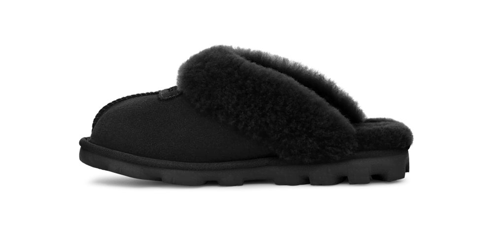 Women's Sheepskin Mule Slipper - Black