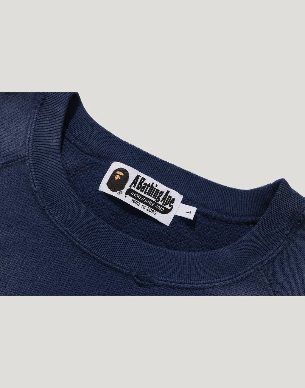 Men's Relaxed Washed Crewneck Sweatshirt - Navy