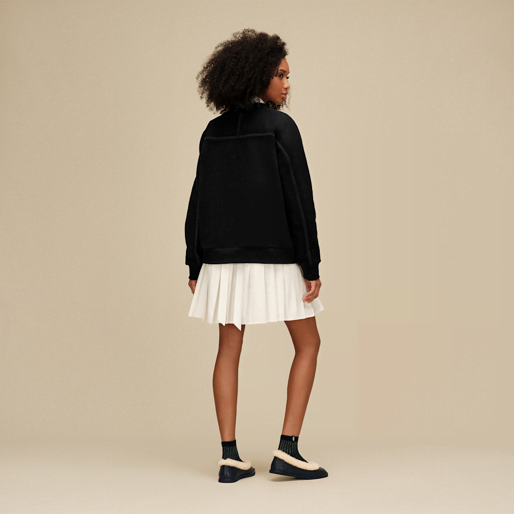 Women's Oversized Fleece Crewneck Sweatshirt