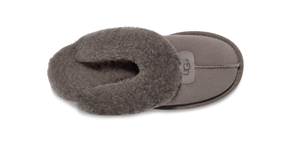 Women's Sheepskin Mule Slipper - Black