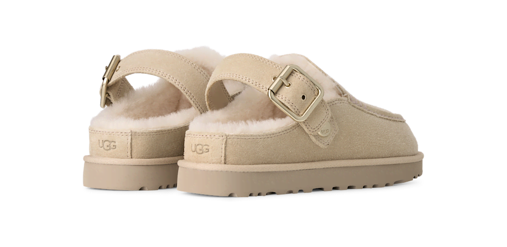 Women's Suede Adjustable-Strap Clog - Dusty Orchid