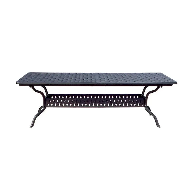 Darlee Nassau 11-Piece Cast Aluminum Outdoor Dining Set With 8 Chairs, 2 Swivel Rocker Chairs And Extendable Table - Ant