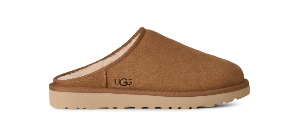 Men's Suede Slip-On Slipper - Blue