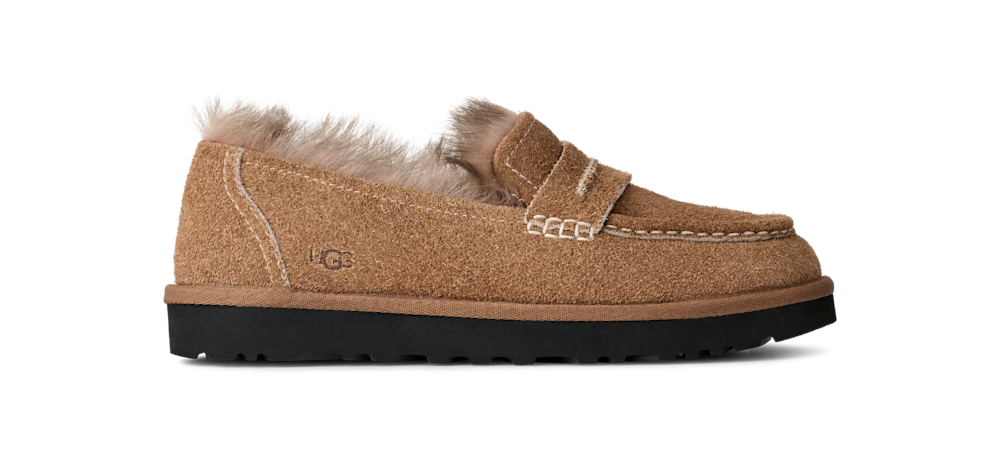 Women's Suede Loafer - Black