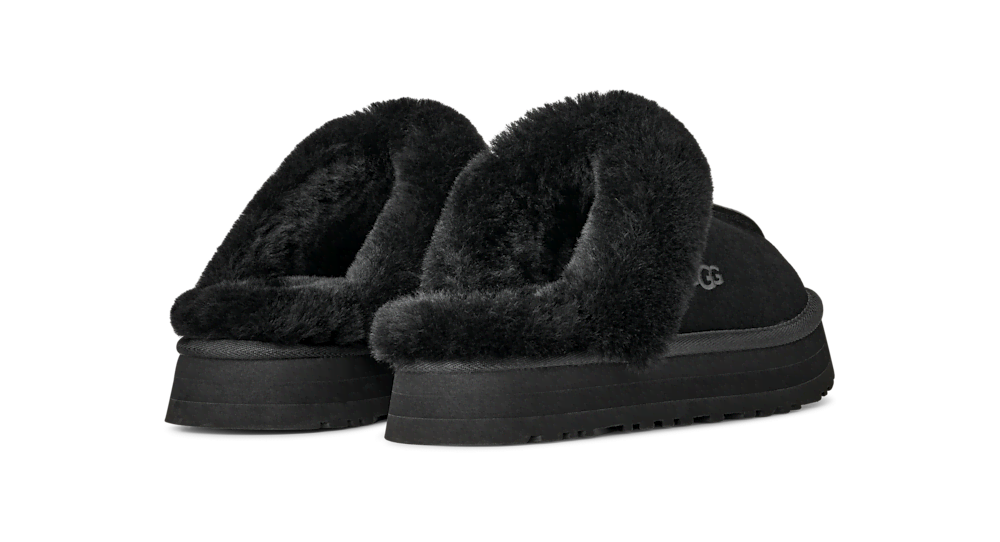 Women's Suede Platform Slipper - Brown