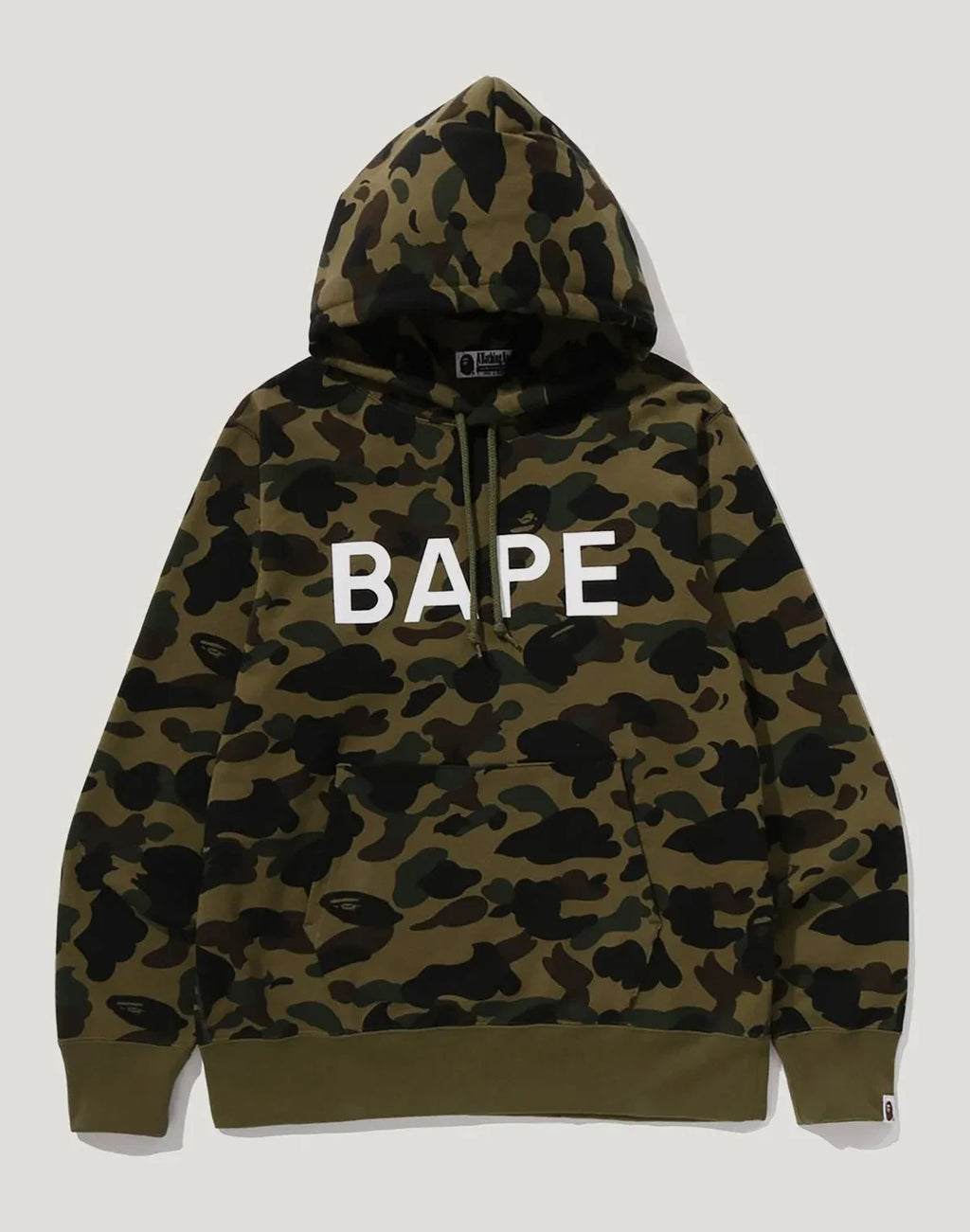 Men's Camo Pullover Hoodie - Orange