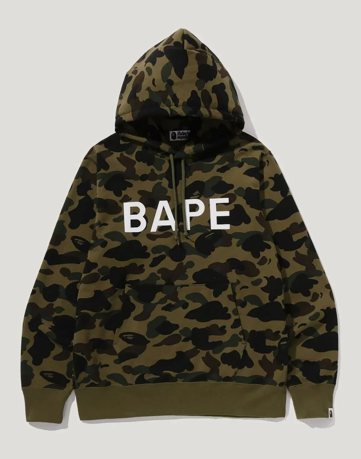 Men's Camo Pullover Hoodie - Orange