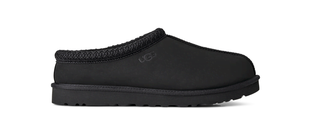 Men's Nubuck Sheepskin Slip-On Clog - Chestnut
