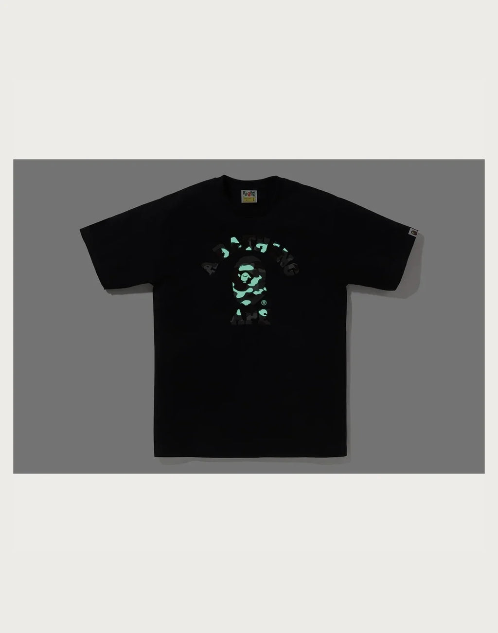 Men's Cotton Camo Graphic T-Shirt - White
