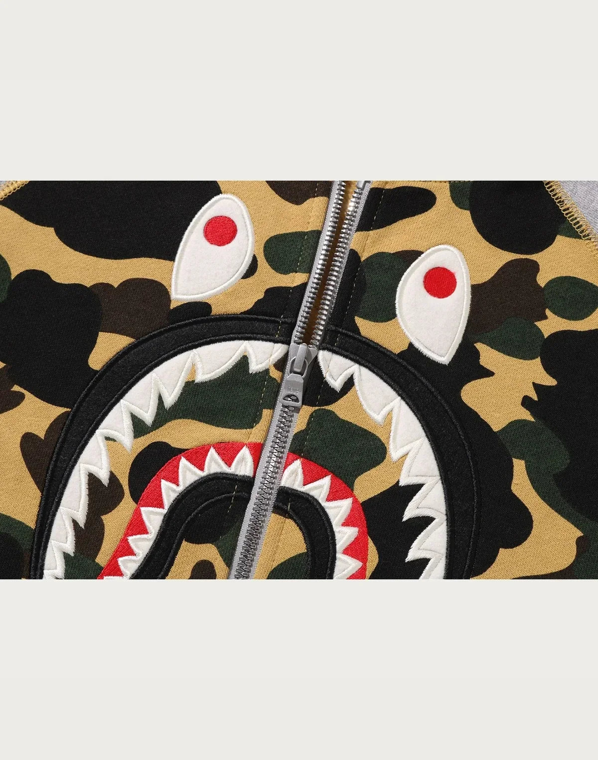 Kids' Camouflage Patch Pullover Hoodie - Yellow