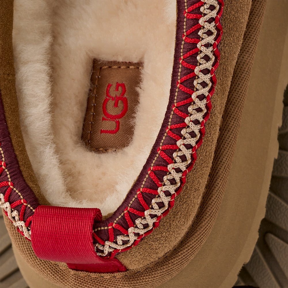 Women's Suede Platform Slipper - Bronze