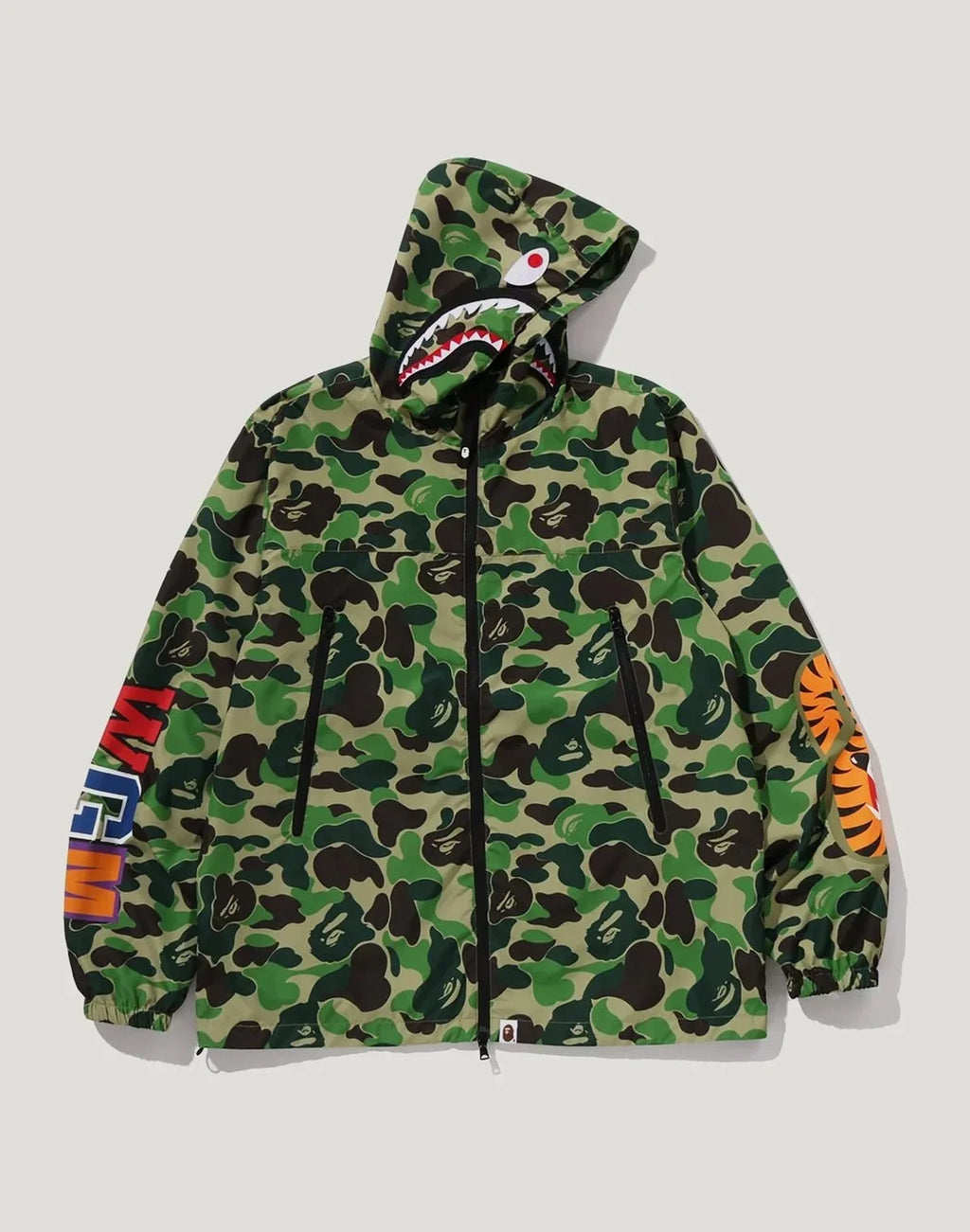 Camo Hooded Jacket - Blue