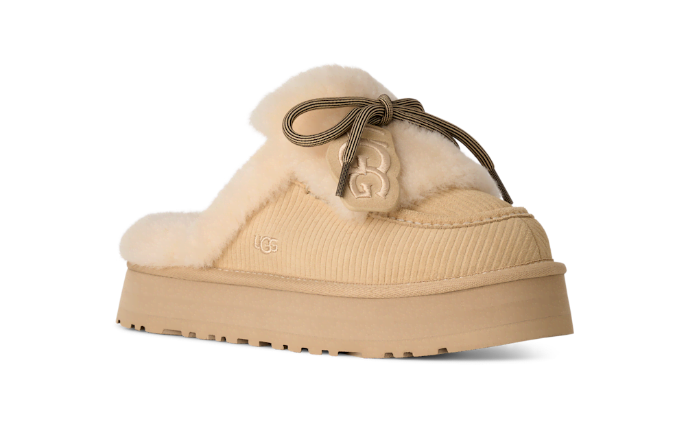 Women's Suede Platform Slipper - Chestnut