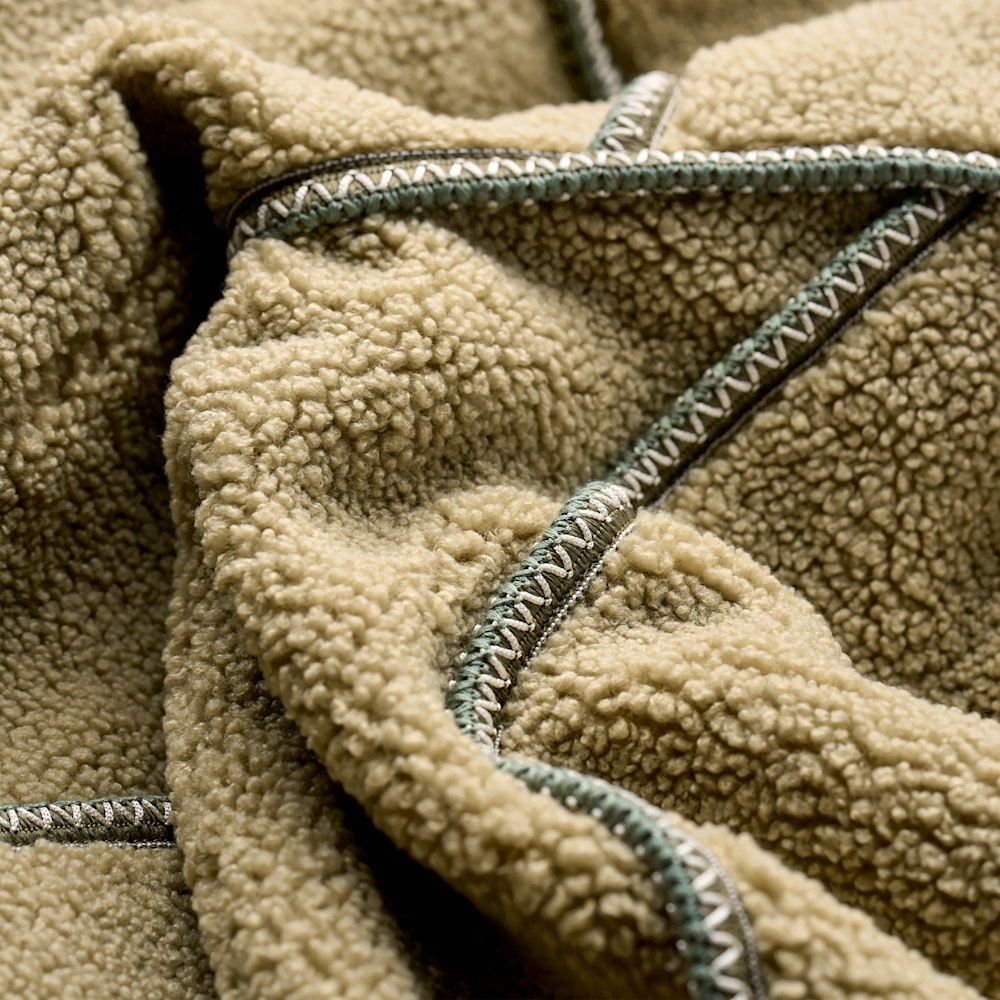 Women's Plush Fleece Lined Jacket - Brass