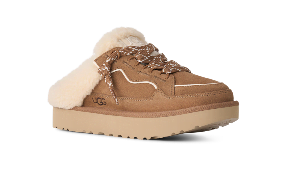 Women's Suede Sneaker Mule - Moonlight