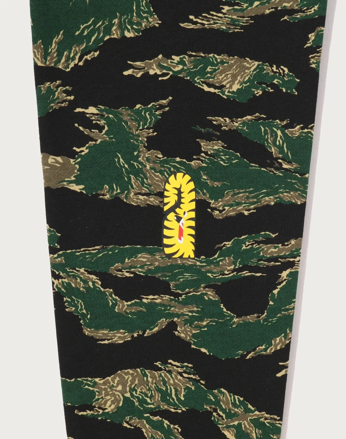 Men's Tiger Graphic Zip Hoodie - Green