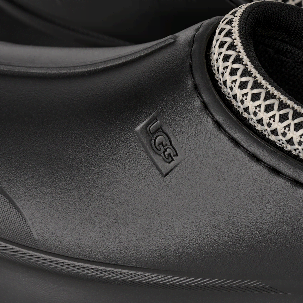 Women's Molded Clog With Removable Wool-Blend Insole - Black