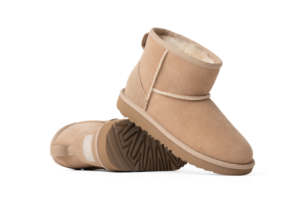 Kids' Mini Sheepskin Boot - Black