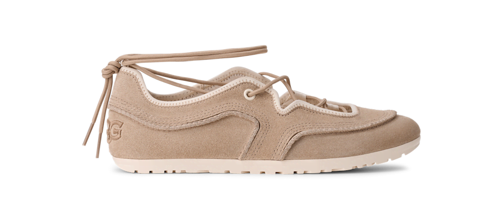 Women's Suede Ballet Sneaker - Blue