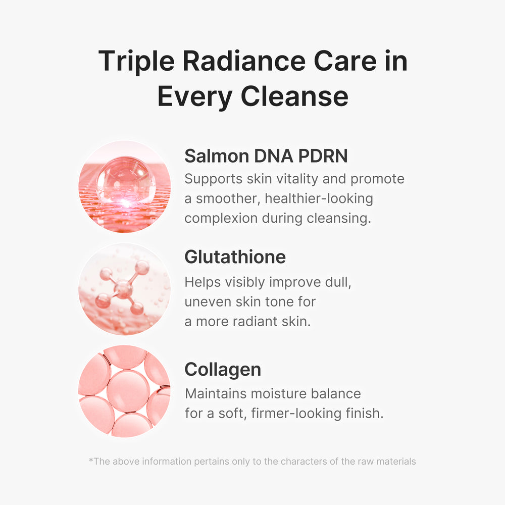 PDRN Glutathione Capsule Foam Cleanser