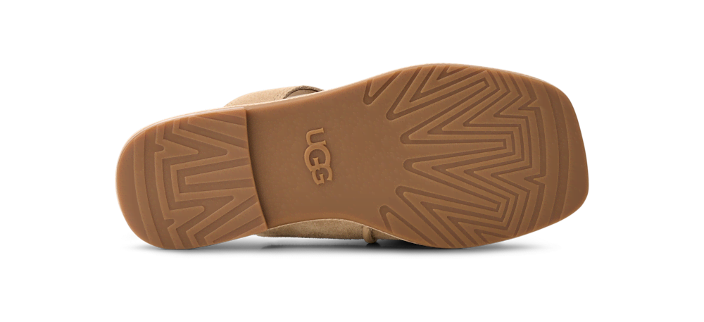Women's Suede Toe Post Sandal - Chestnut