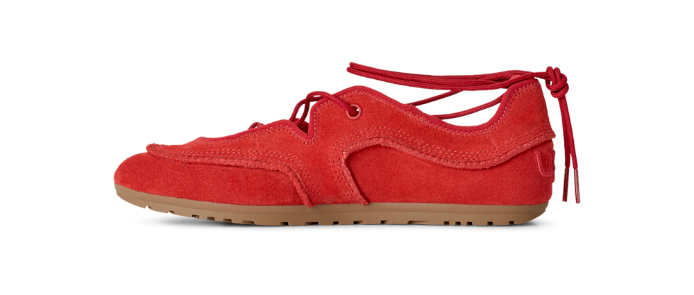 Women's Suede Ballet Sneaker - Blue