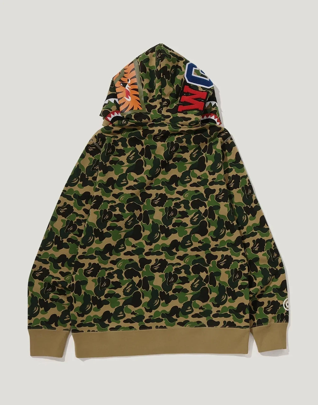 Camo Double-Graphic Full-Zip Hoodie - Blue