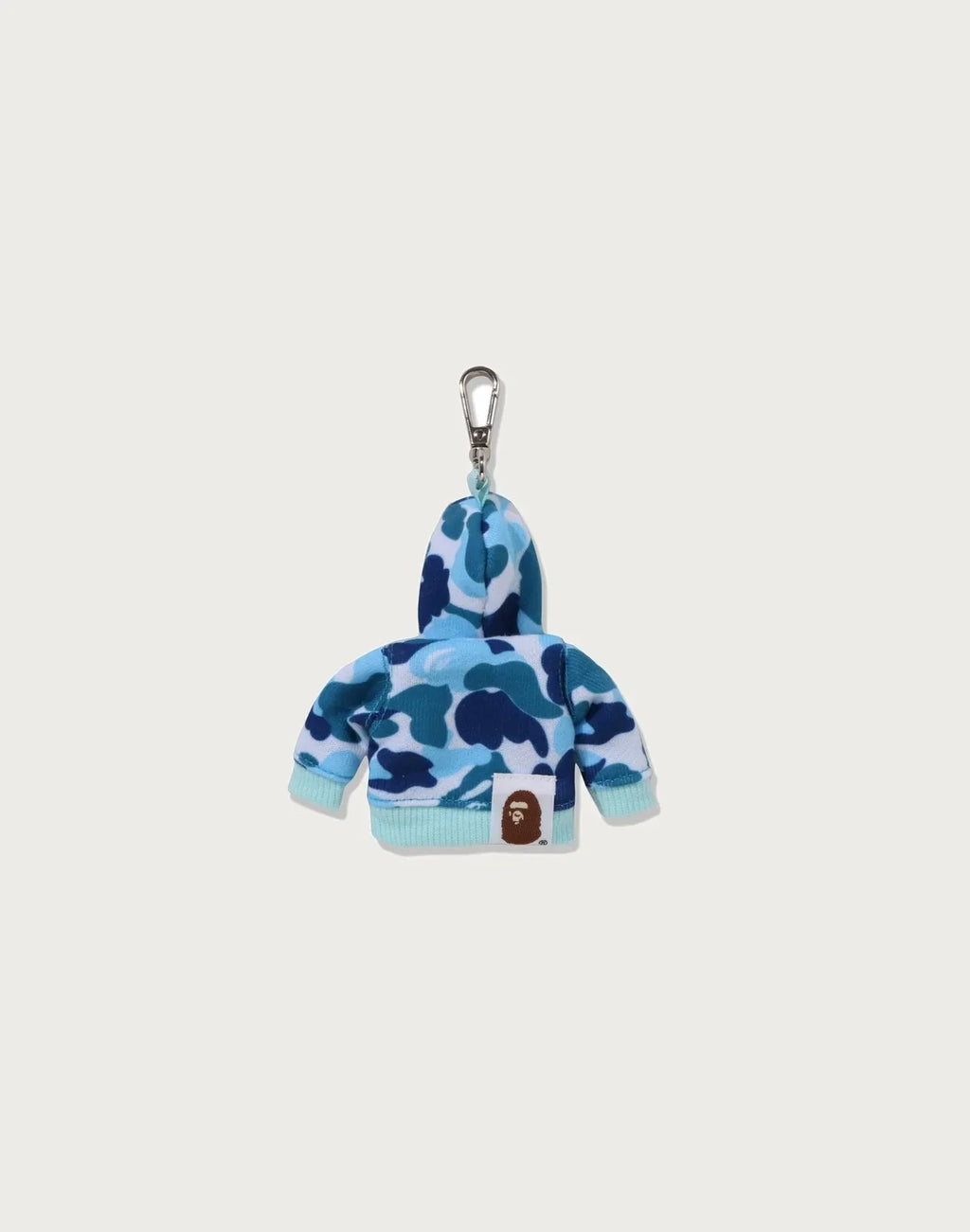 Mini Hoodie Keychain - Blue Camouflage