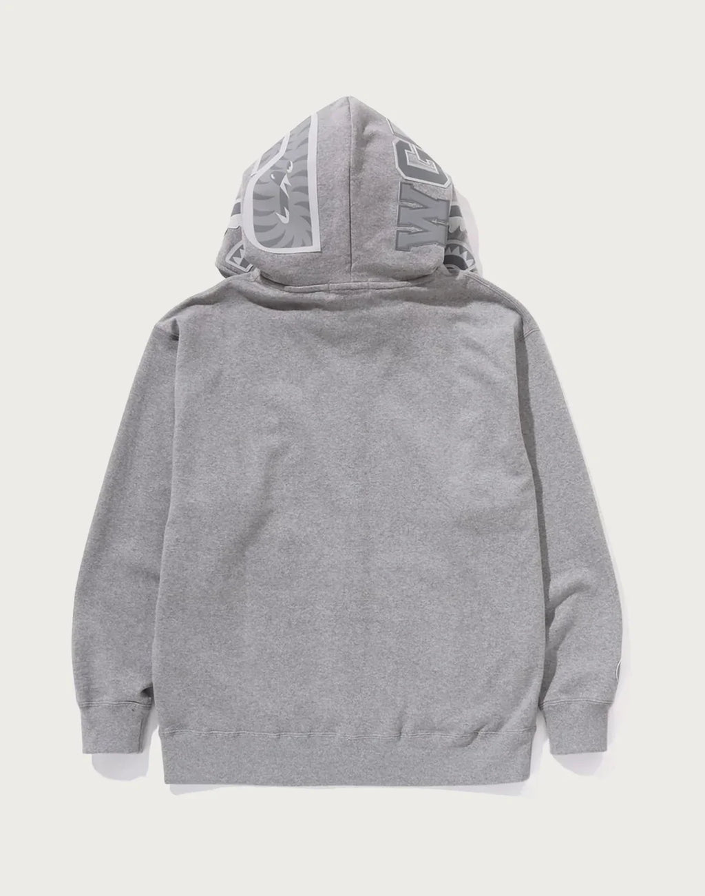 Relaxed Full-Zip Cotton Hoodie - Black