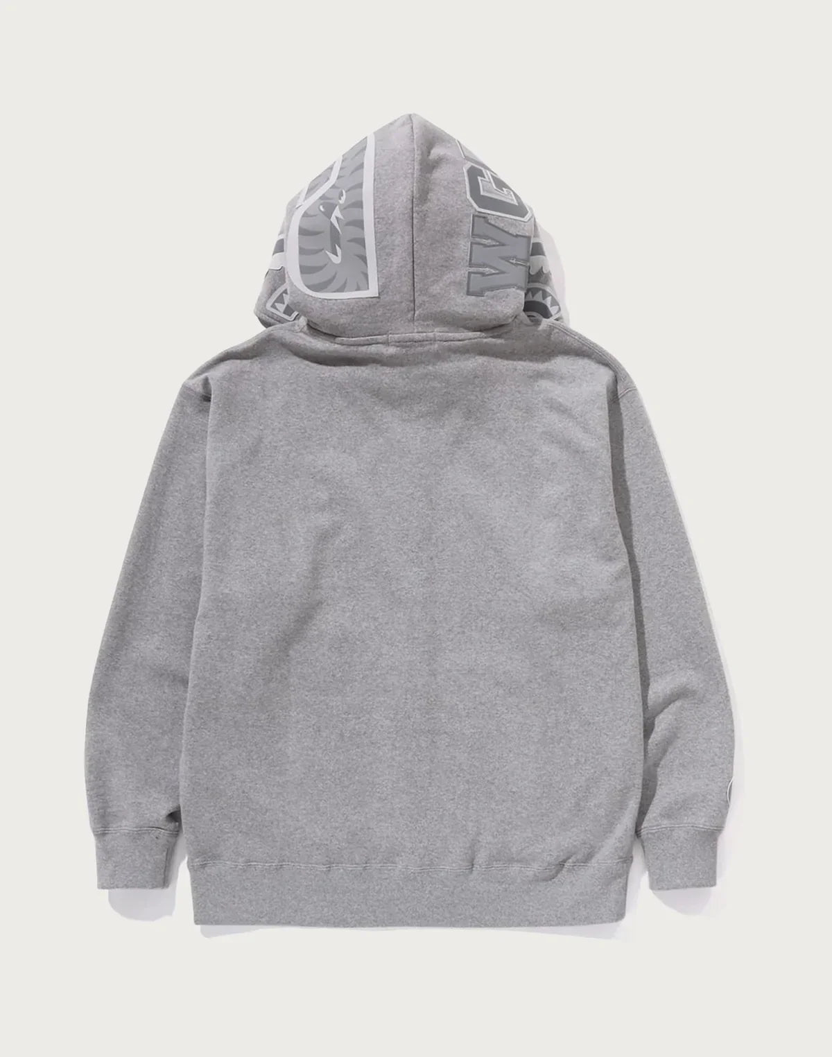 Relaxed Full-Zip Cotton Hoodie - Black