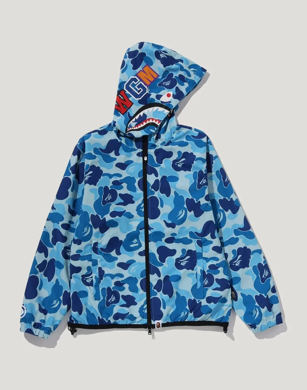 Women's Graphic Hoodie Jacket - Blue