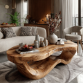 Calven Drift Solid Wood Coffee Table