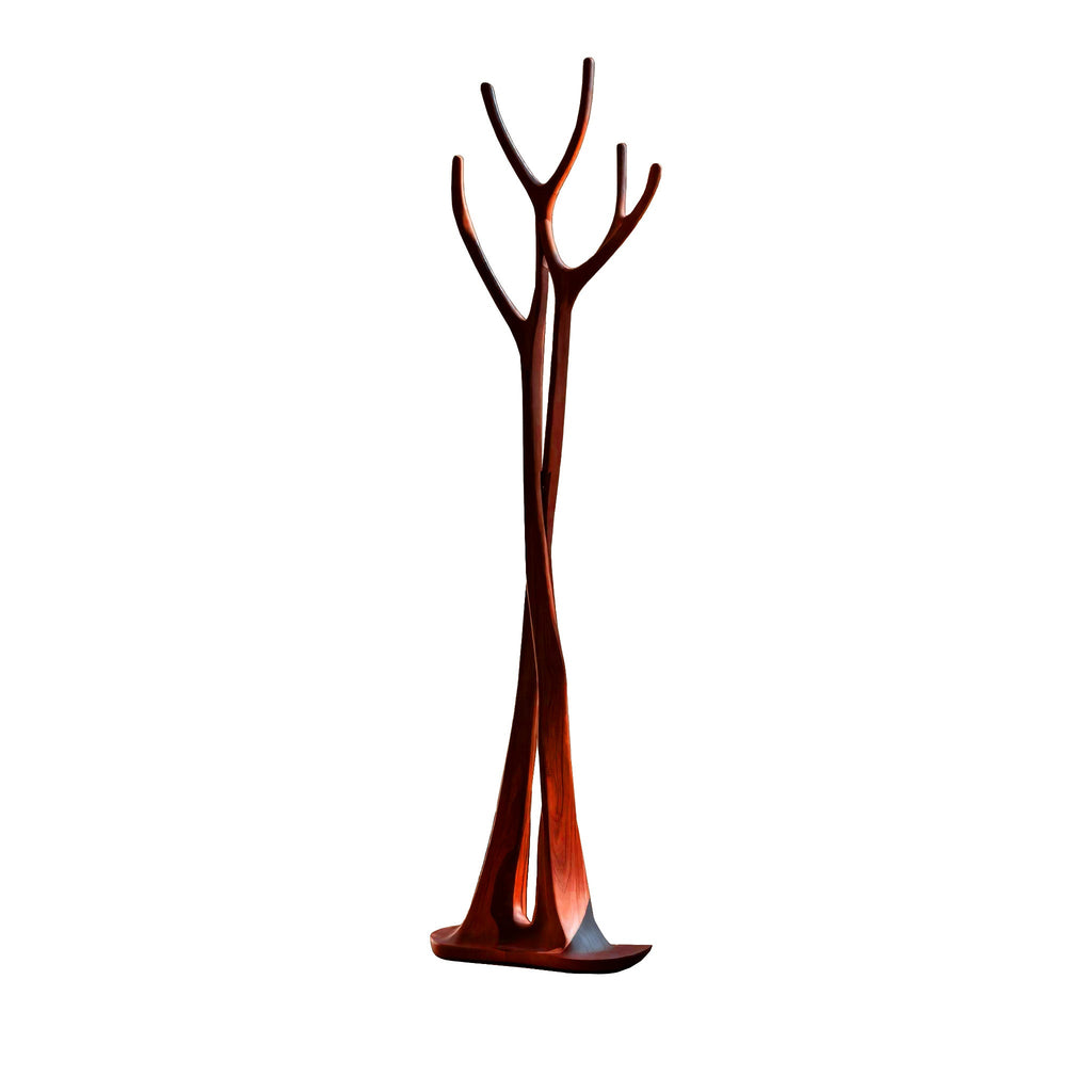 Norwyn Sculpted Solid Wood Tree Coat Rack