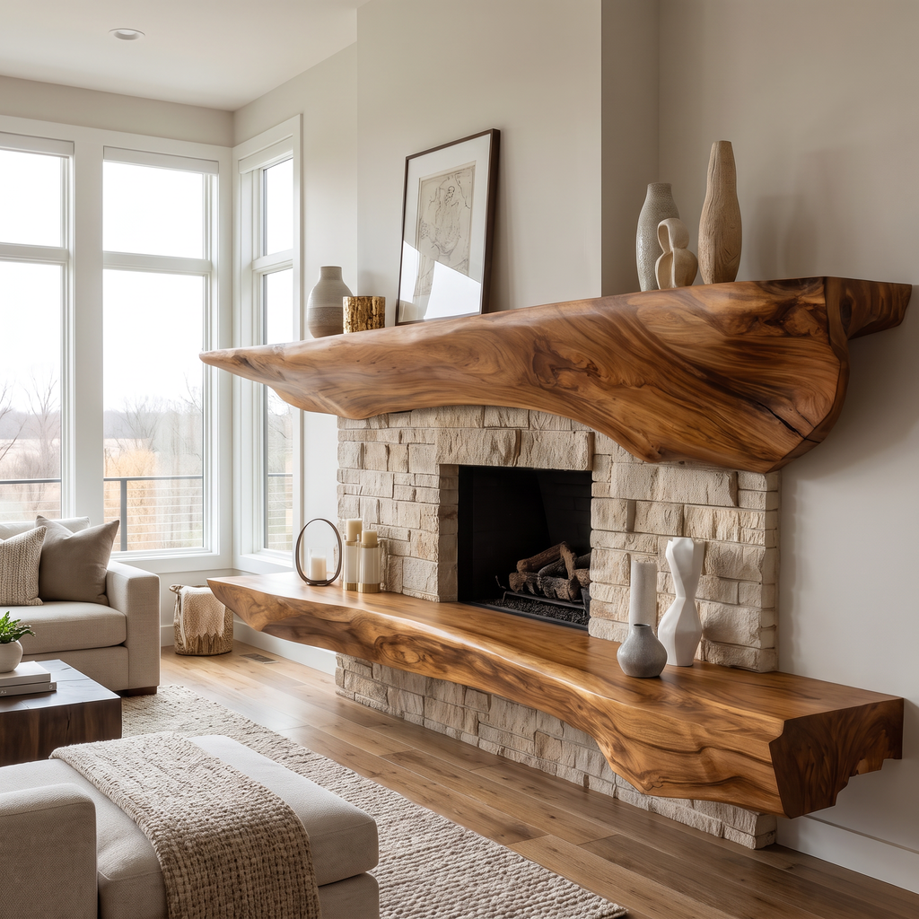 Orithen Sculpted Fireplace Mantel Shelf SPA925327