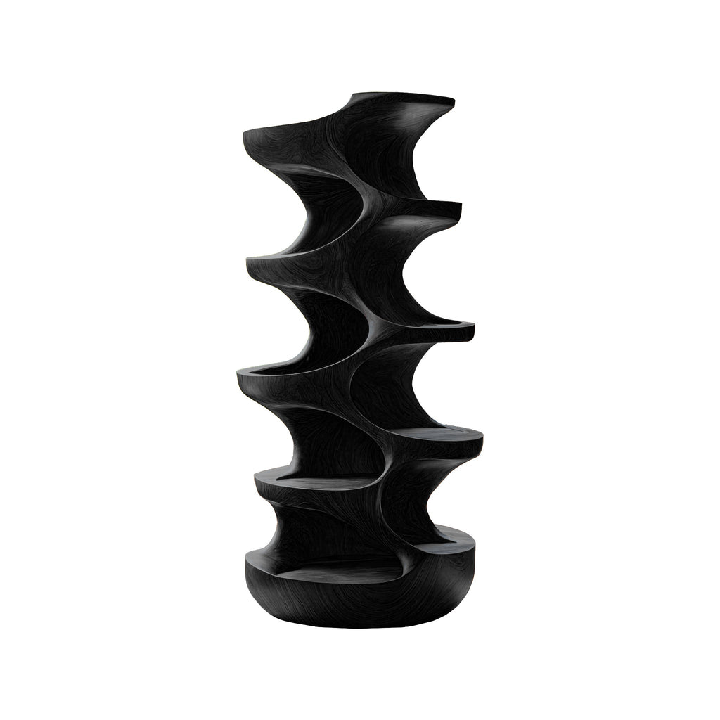Virex Sculpted Solid Wood Tree-Inspired Cat Tree Shelf