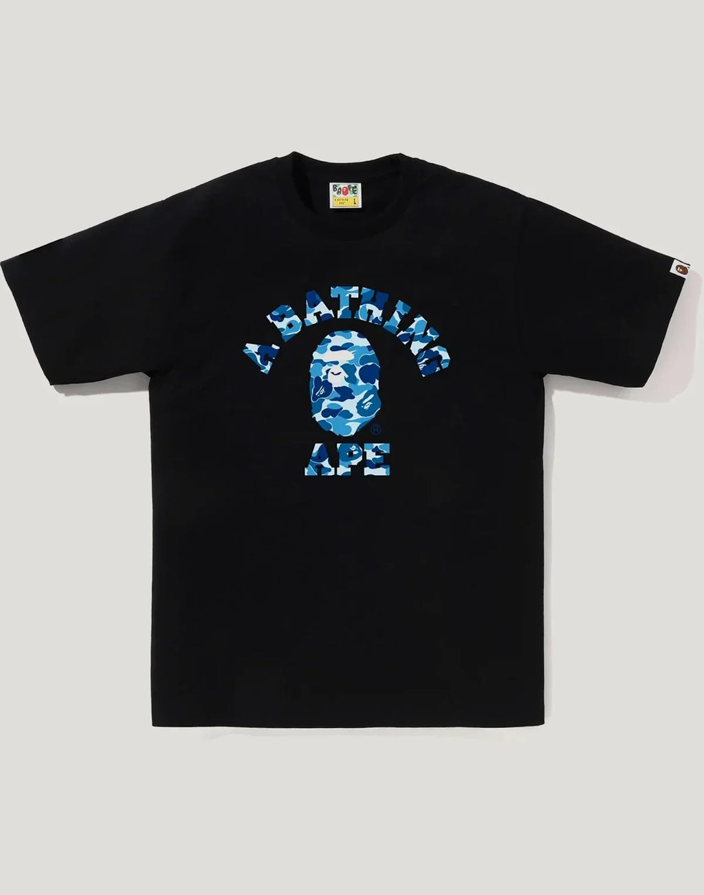 Men's Camo Graphic T-Shirt - White Blue