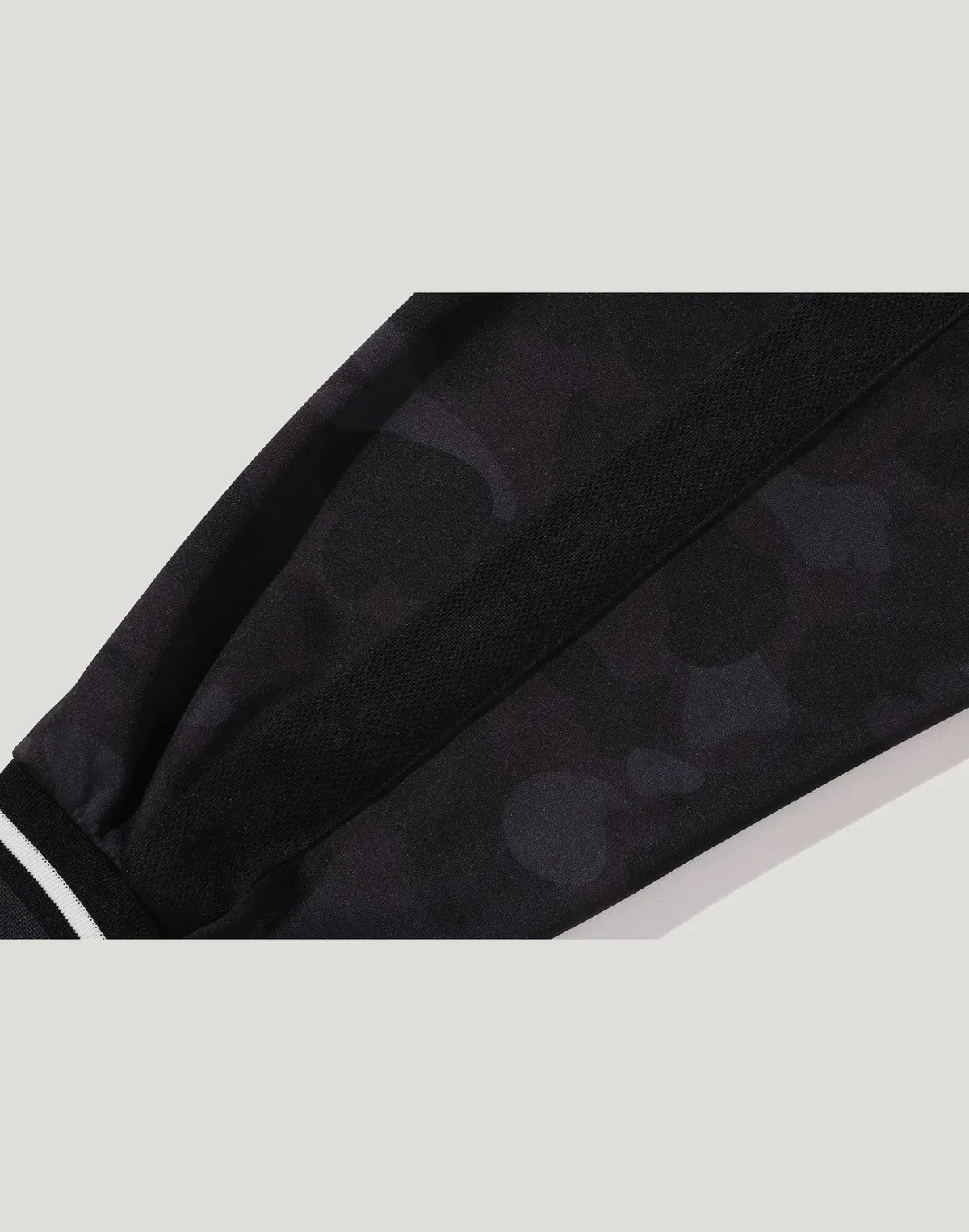 Camo Hooded Track Jacket - Purple
