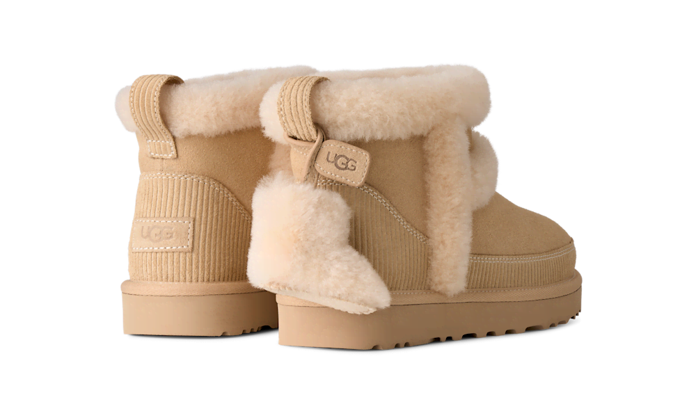 Women's Suede Mini Boot With Removable Charm