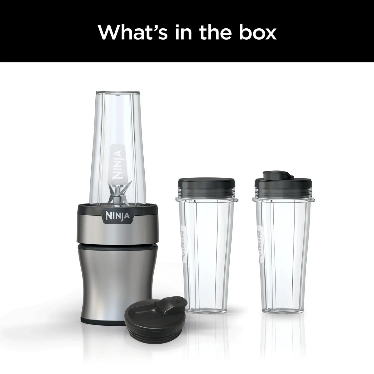 Ninja Nutri-Blender Plus 900-Peak-Watt With 3 20 oz. To-Go Cups
