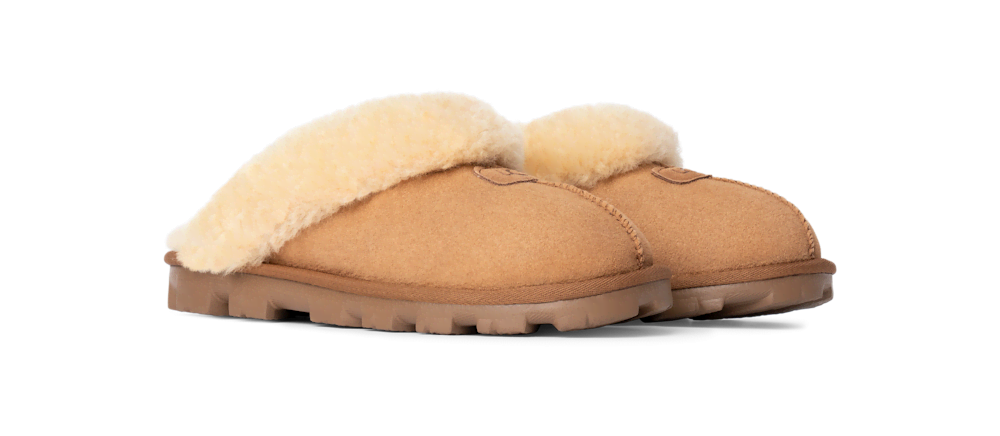 Women's Sheepskin Mule Slipper - Black