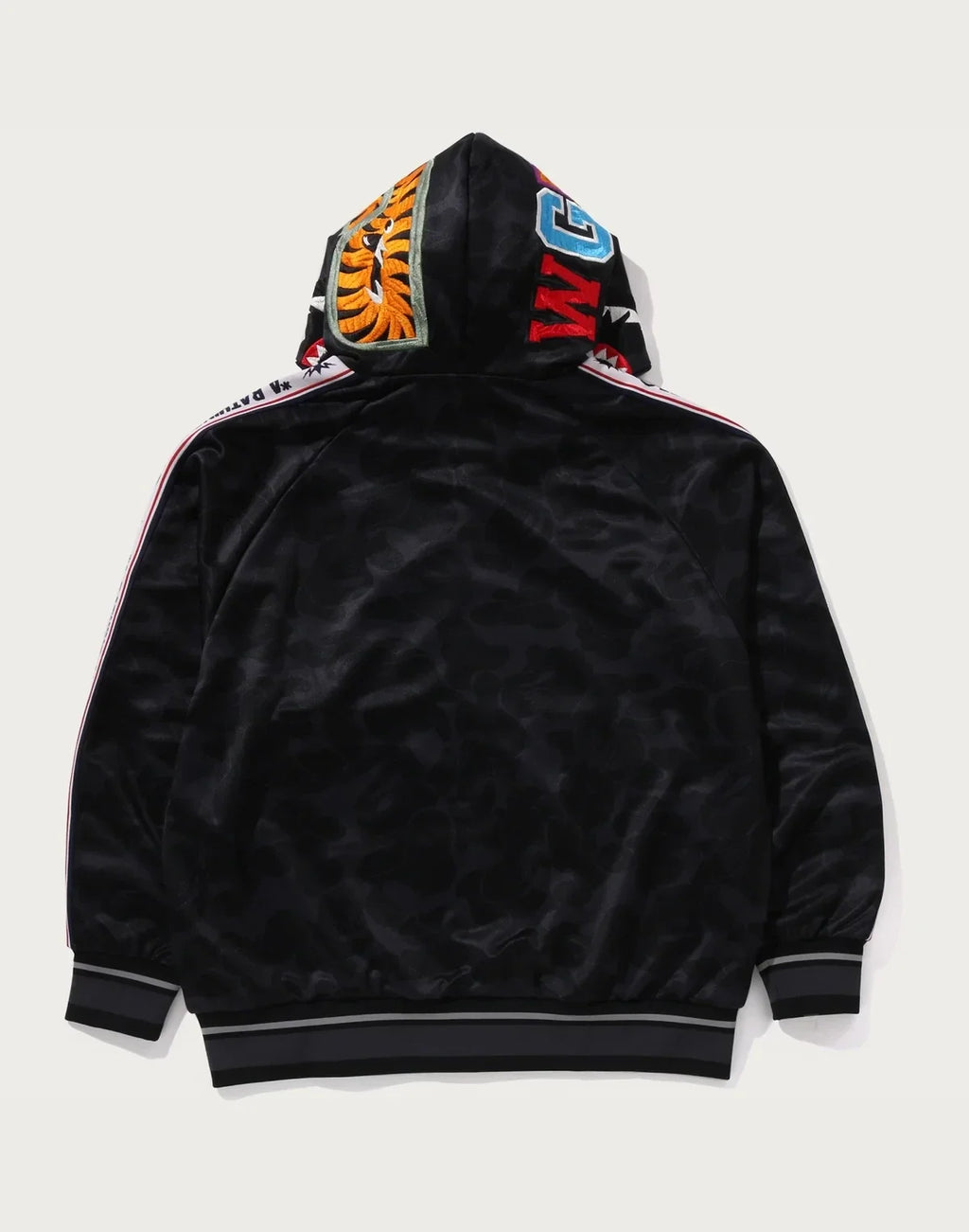 Relaxed Full-Zip Cotton Hoodie - Blue