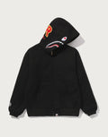 Men's Graphic Work Hoodie Jacket - Black