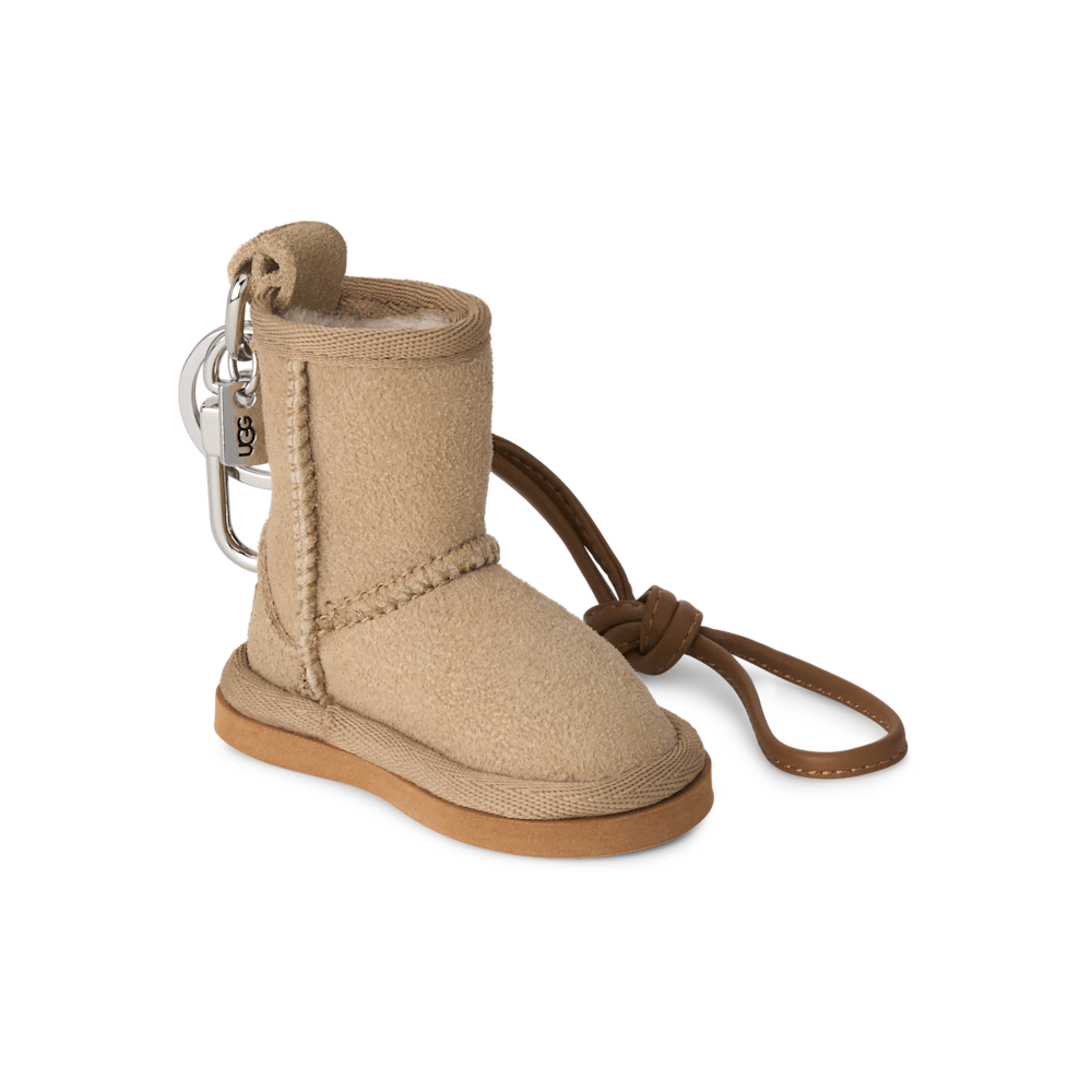 Mini Boot Keychain Charm - Chestnut