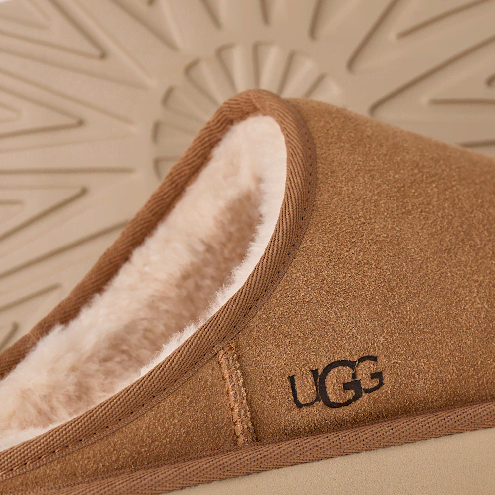 Men's Suede Slip-On Slipper - Blue