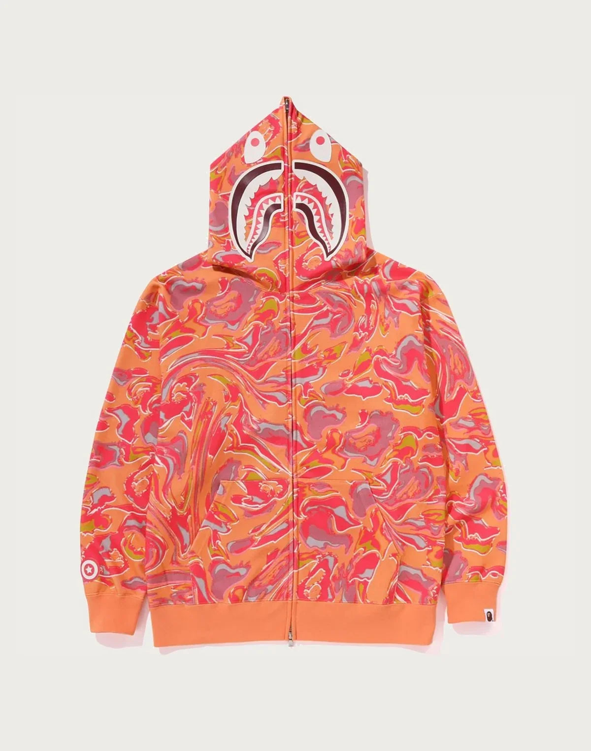 Relaxed Full-Zip Cotton Hoodie - Green