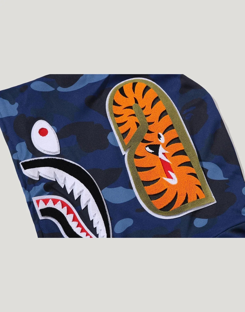 Camo Hooded Track Jacket - Purple